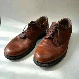 Dockers Waterproof Brown Leather Mens‎ Sz 12 M Oil Resistant Dress Shoes Formal